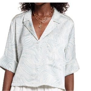 Open Edit Boxy Camp Shirt